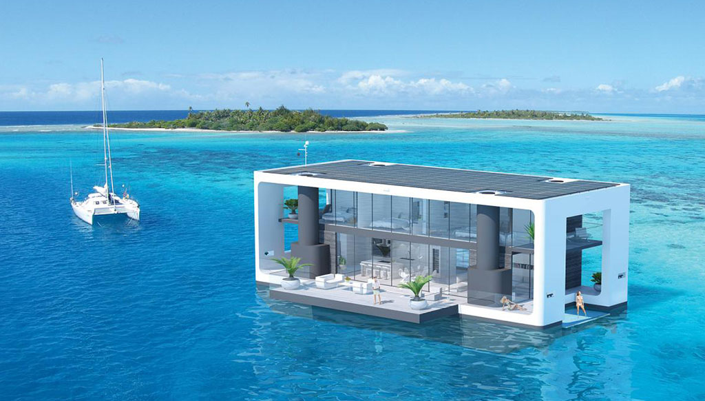 Uber-luxe, solar powered floating homes for $2million