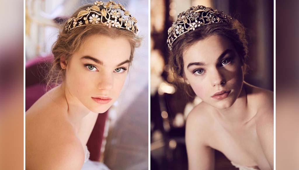 Bedazzling tiaras crafted by Dolce and Gabbana with Swarovski