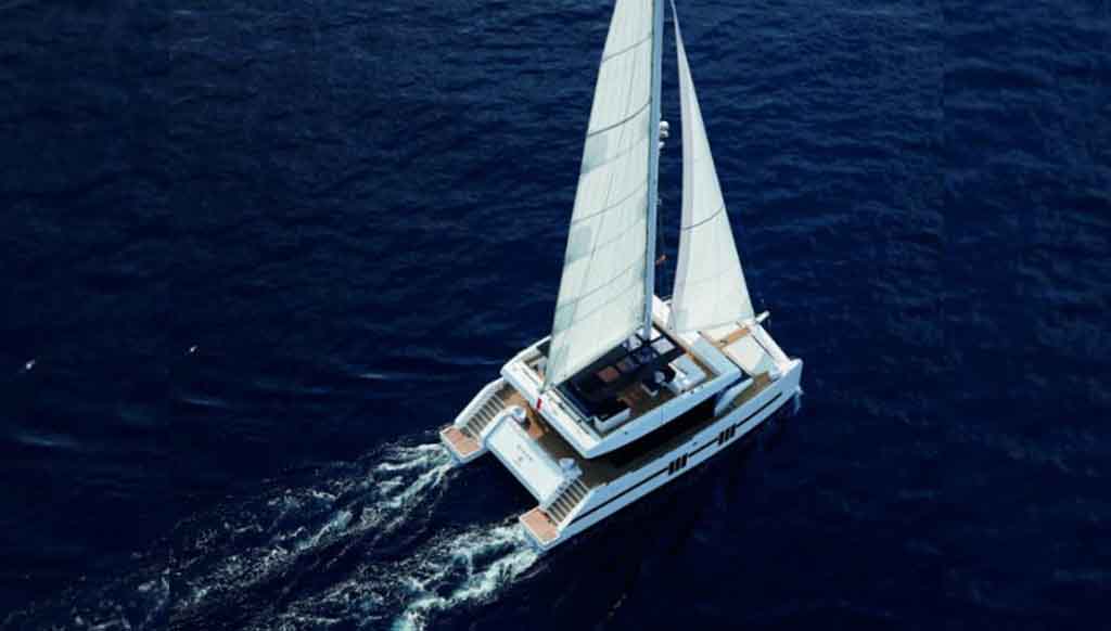 How to walk a catamaran sideways