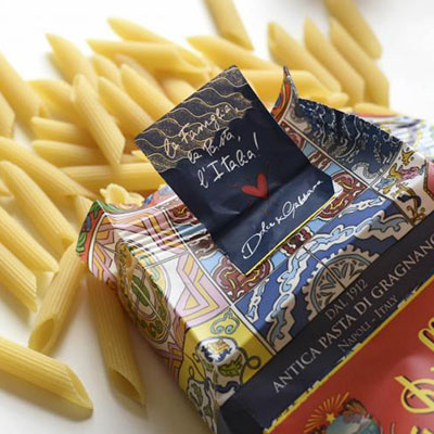 How about some limited edition pasta by Dolce and Gabbana?