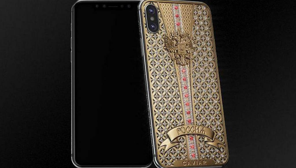 Diamond encrusted iPhone X from Caviar for $40,000