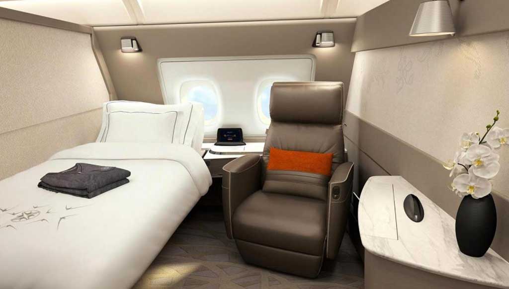 Singapore Airlines’ new uber-luxe suites are bedrooms in the air