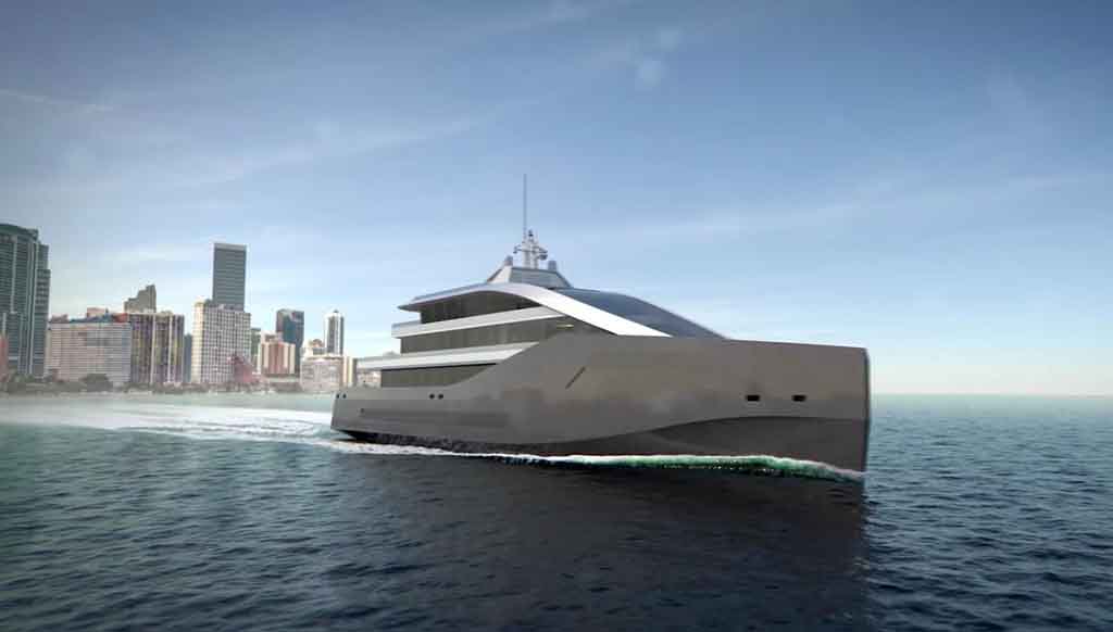 Crystal Blue: hybrid smart-yacht concept from Rolls Royce