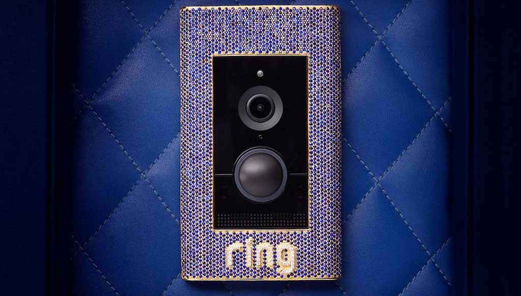 World’s most expensive doorbell, covered with sapphires and diamonds
