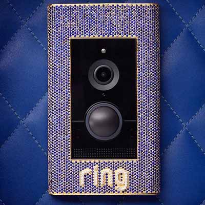 World’s most expensive doorbell, covered with sapphires and diamonds