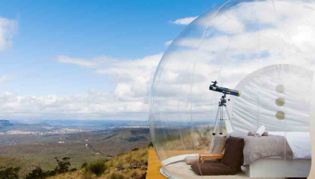 Camping in a bubble: the Australian dream