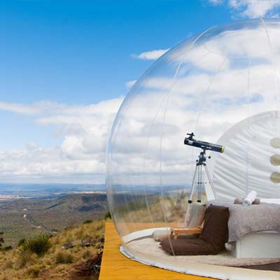 Camping in a bubble: the Australian dream