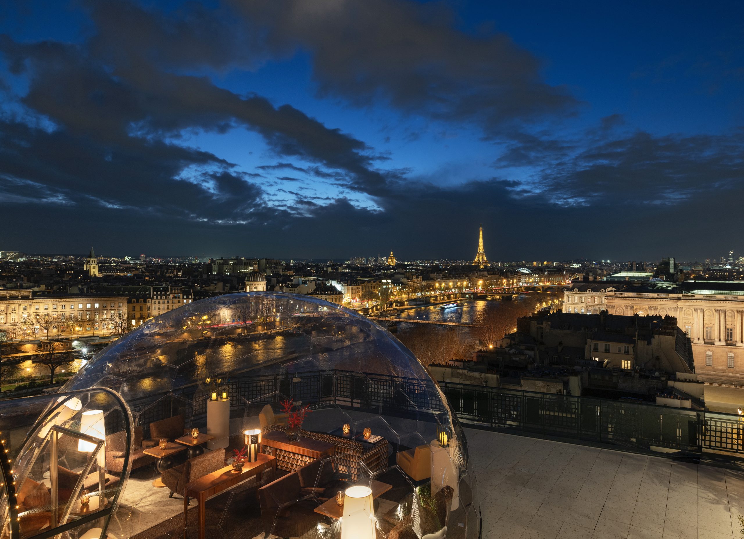 The ephemeral rooftop bar overlooking Paris by Cheval Blanc