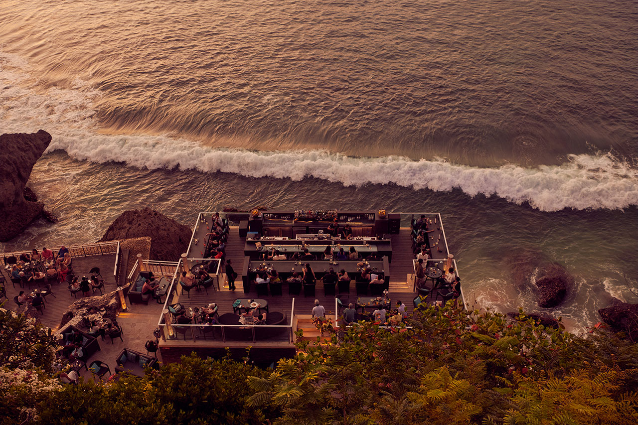 Rock Bar deck at Ayana Bali.